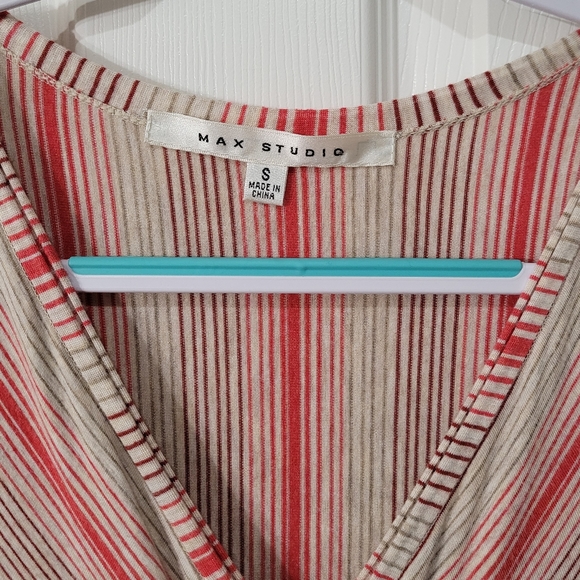 MAX STUDIO | Sleeveless Surplice Midi Dress - Small - Picture 4 of 5